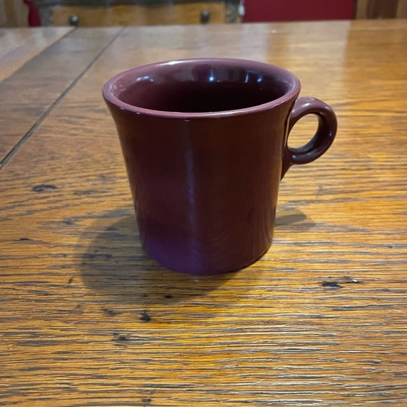 Fiesta Other - Fiesta Burgundy Ceramic Coffee Mug with Loop Handle
